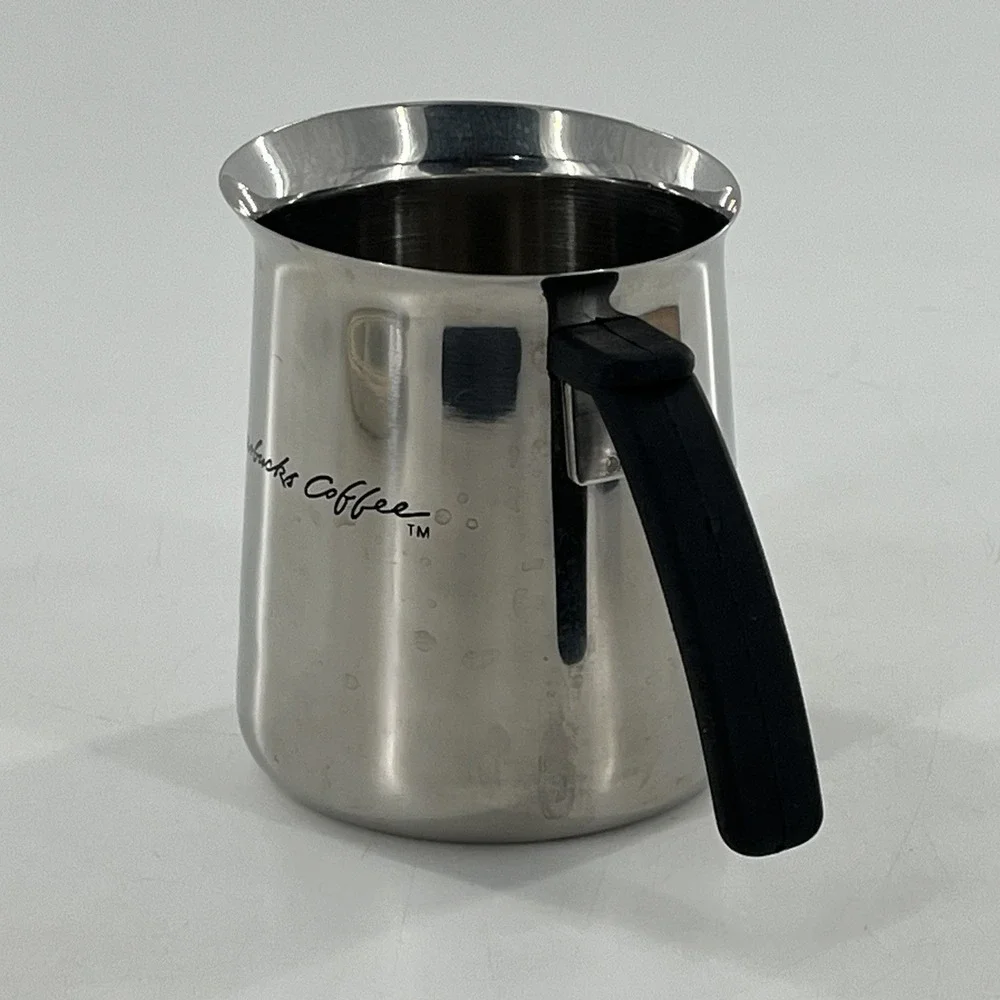Y2K Starbucks Coffee Stainless Steel Barista Milk Cream Steamer Frothing Pitcher